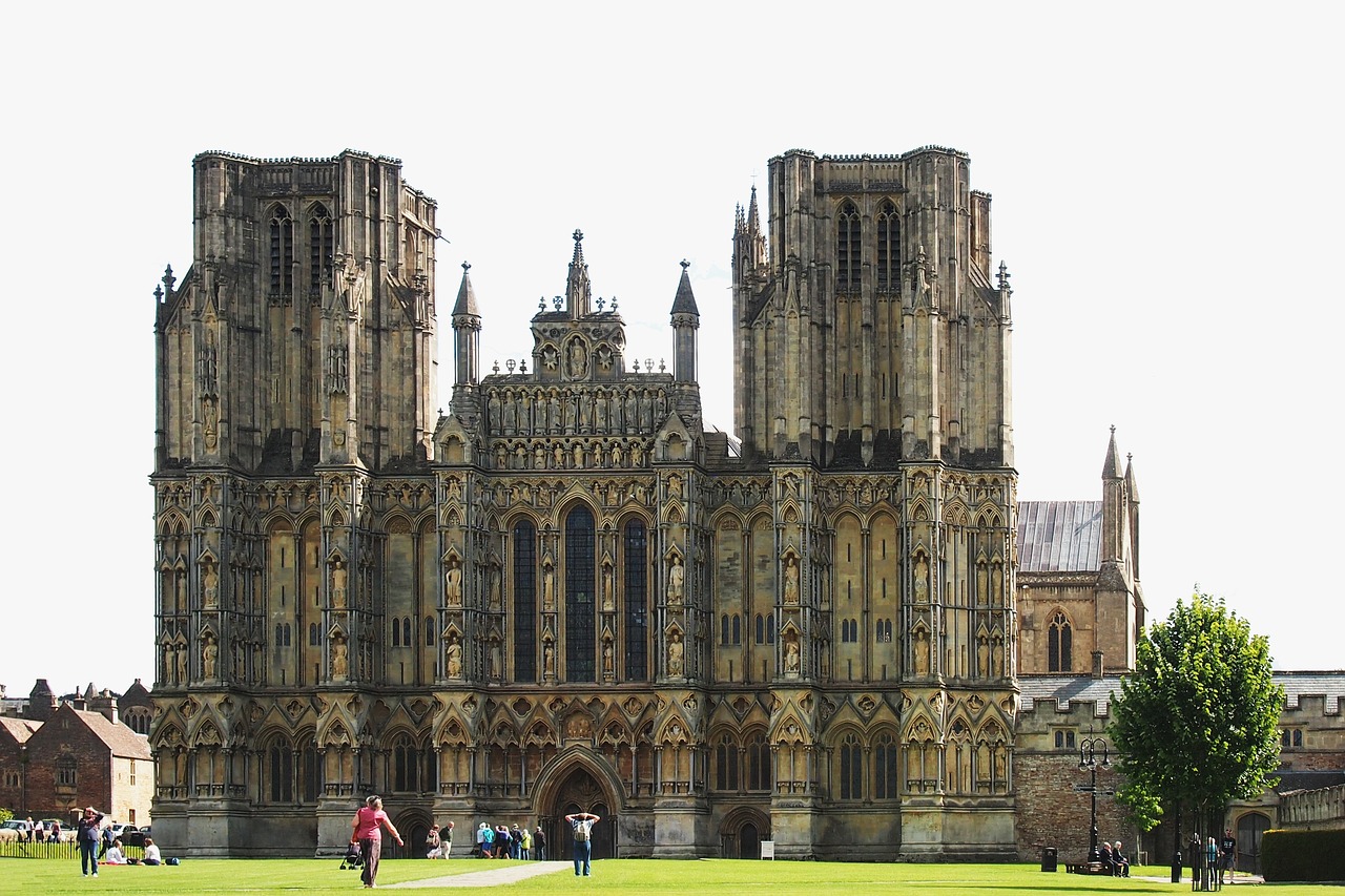 wells cathedral architecture free photo