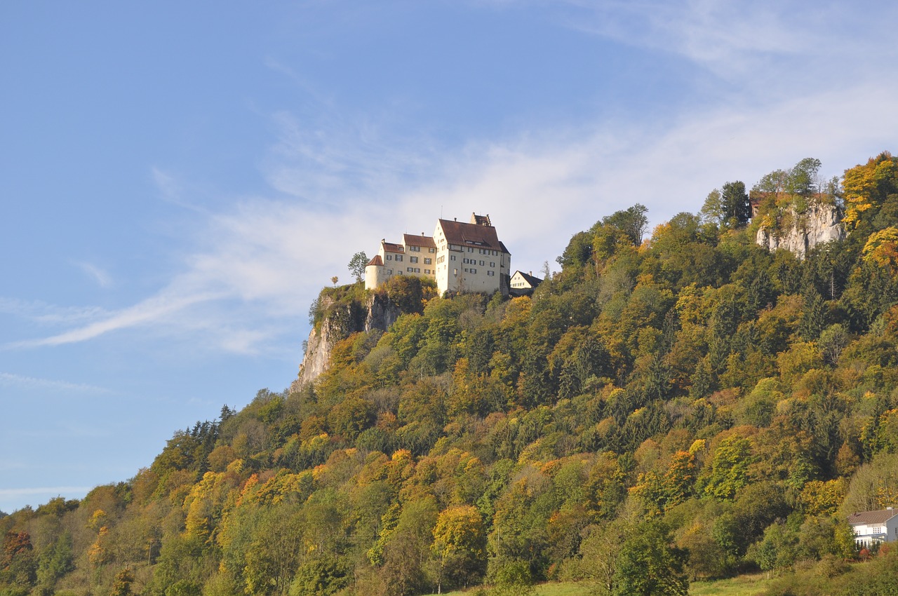 werenwag castle nature park upper danube free photo