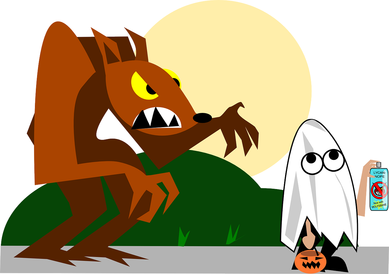 Werewolf,ghost,halloween,kid,fun - free image from needpix.com