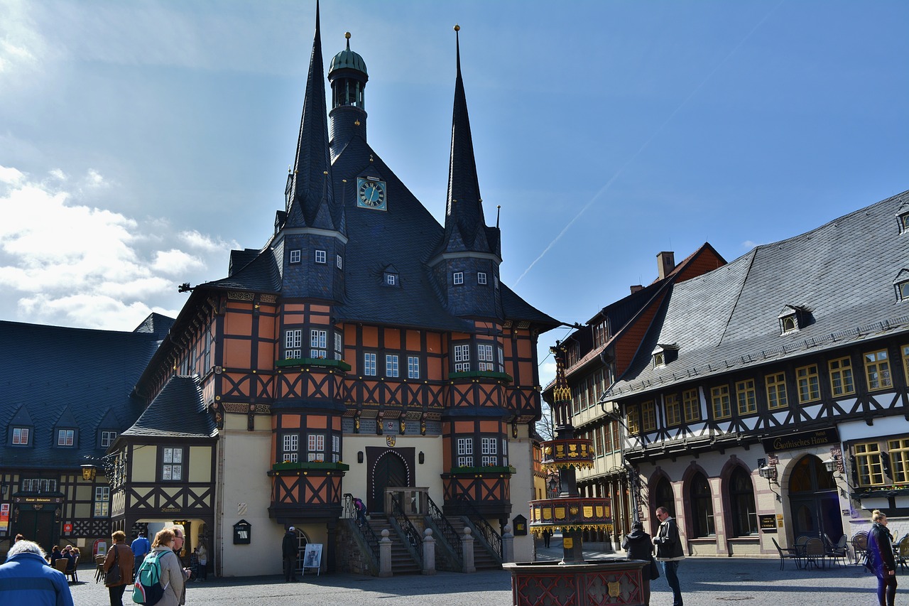 wernigerode  town hall  historically free photo