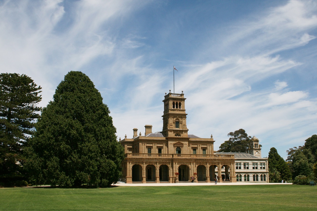 werribee park  historical building  architecture free photo