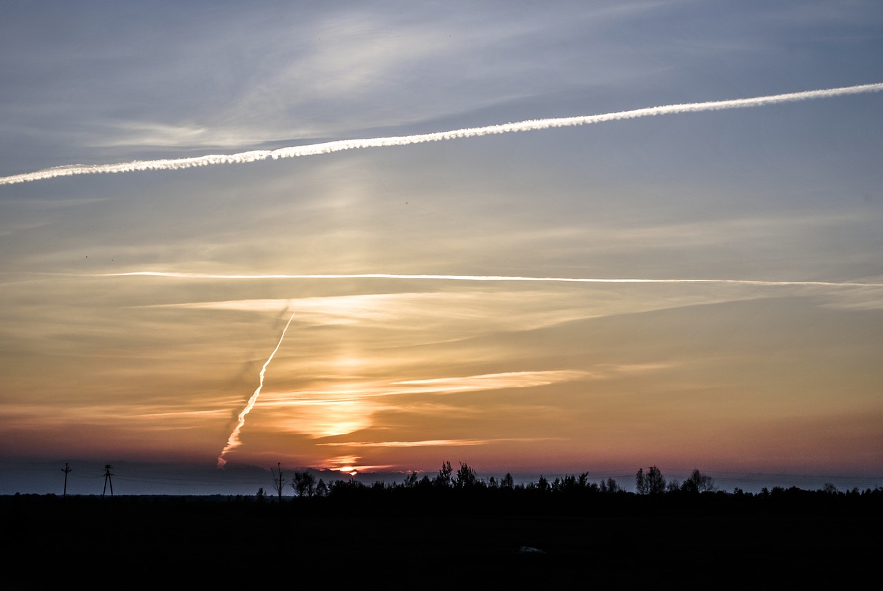 west sky aircraft free photo