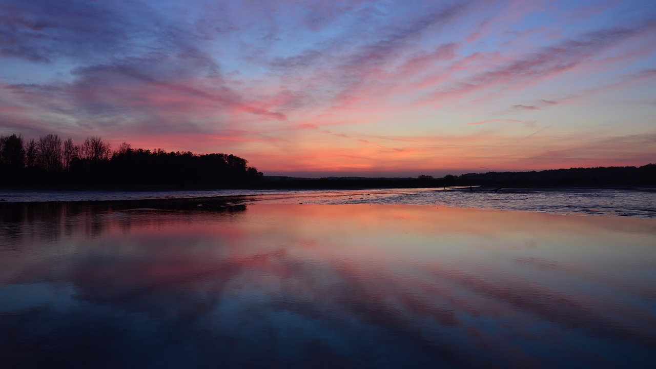 west sun pond free photo