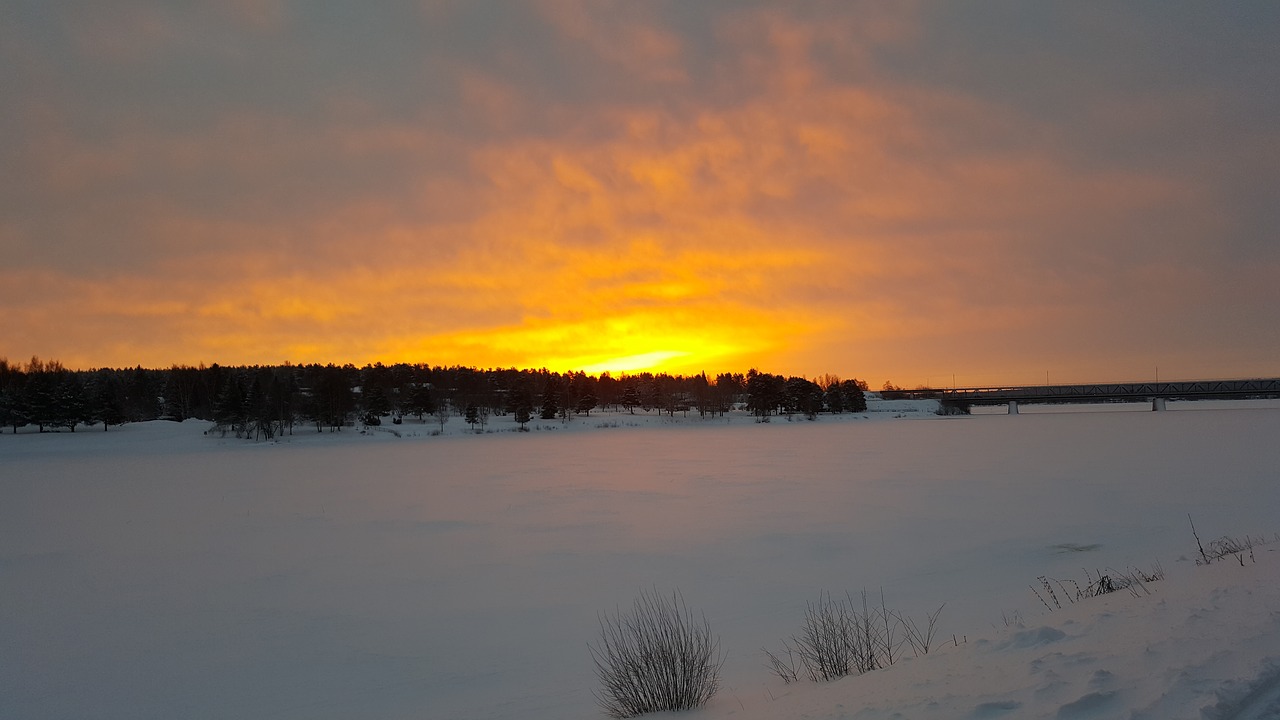 west  sun  finland free photo