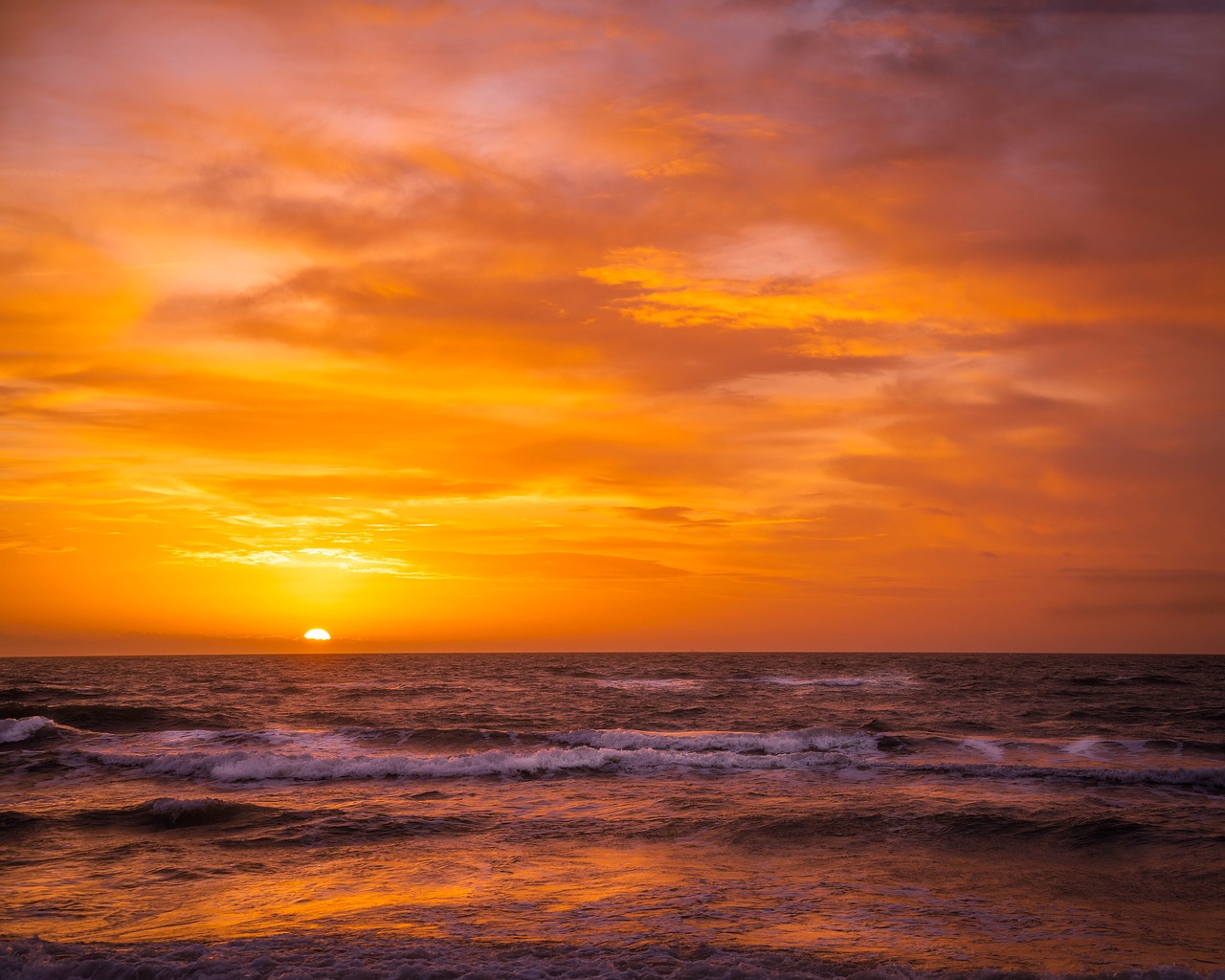 west beach  baltic sea  sunset free photo
