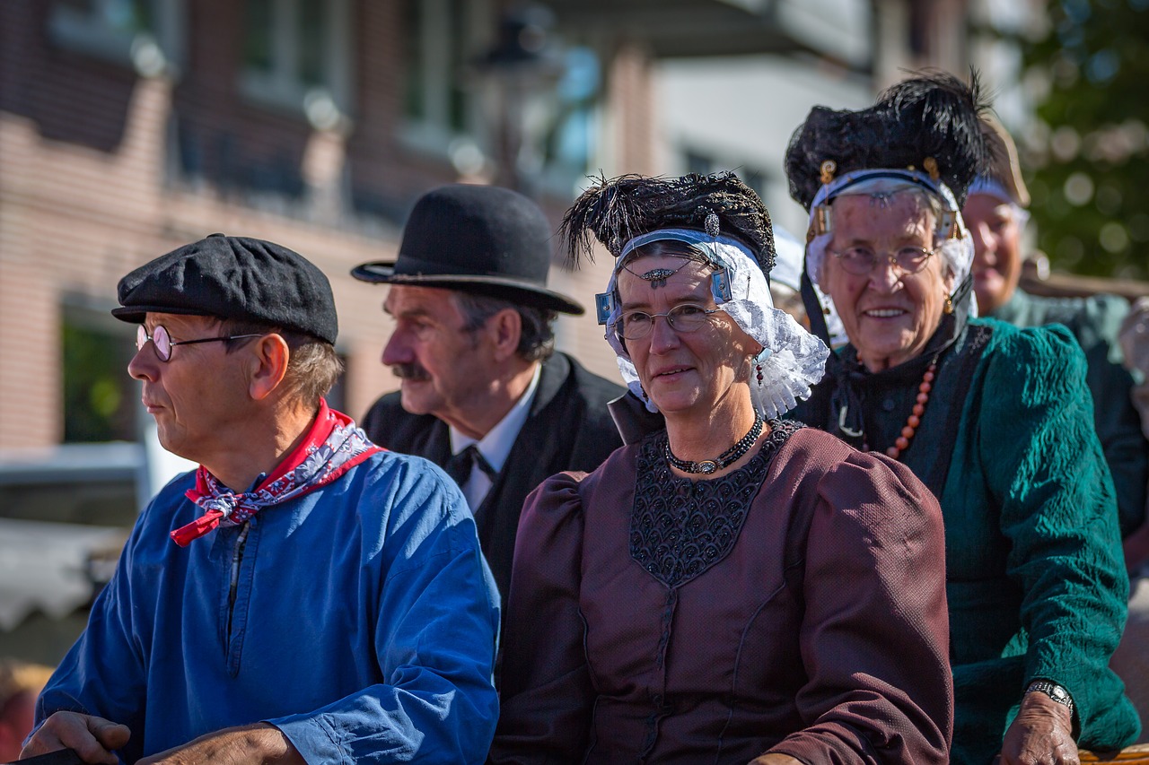 west frisian market schagen parade free photo