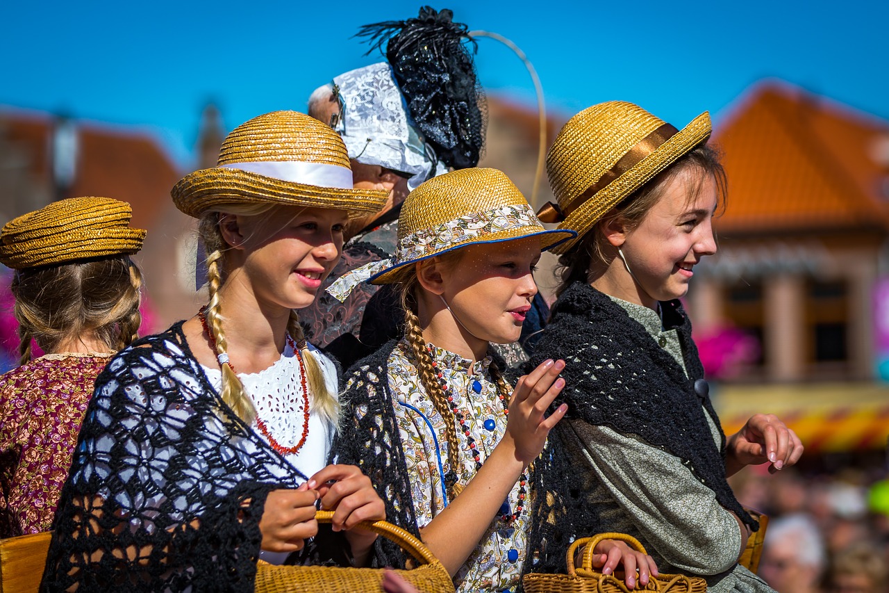 west frisian market schagen parade free photo