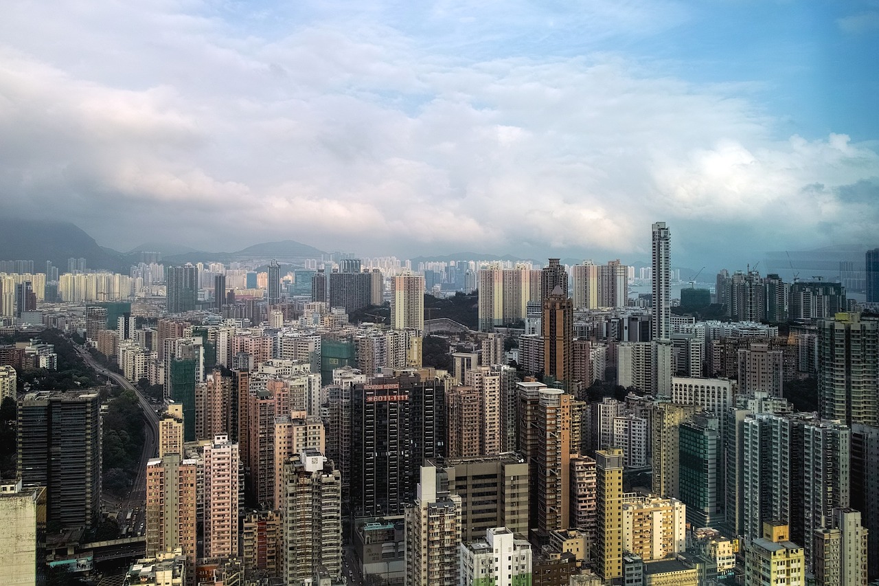 west kowloon hongkong building free photo