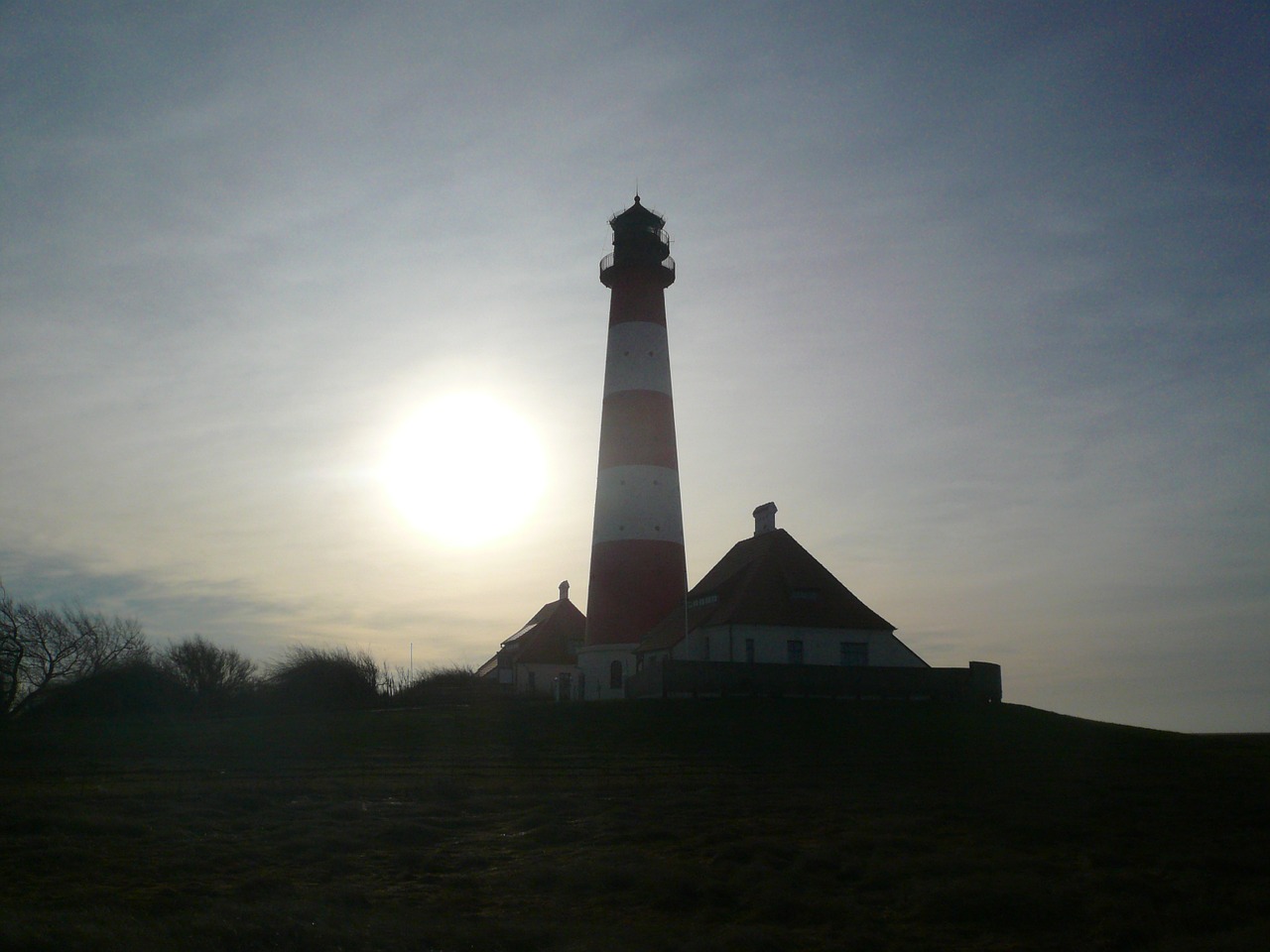westerhever north sea lighthouse free photo