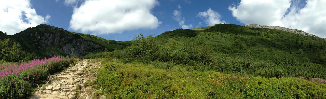 western tatras mountains trail free photo