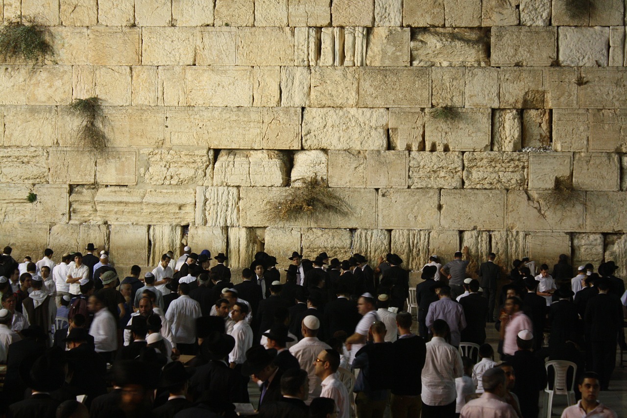 western wall israel prayer free photo