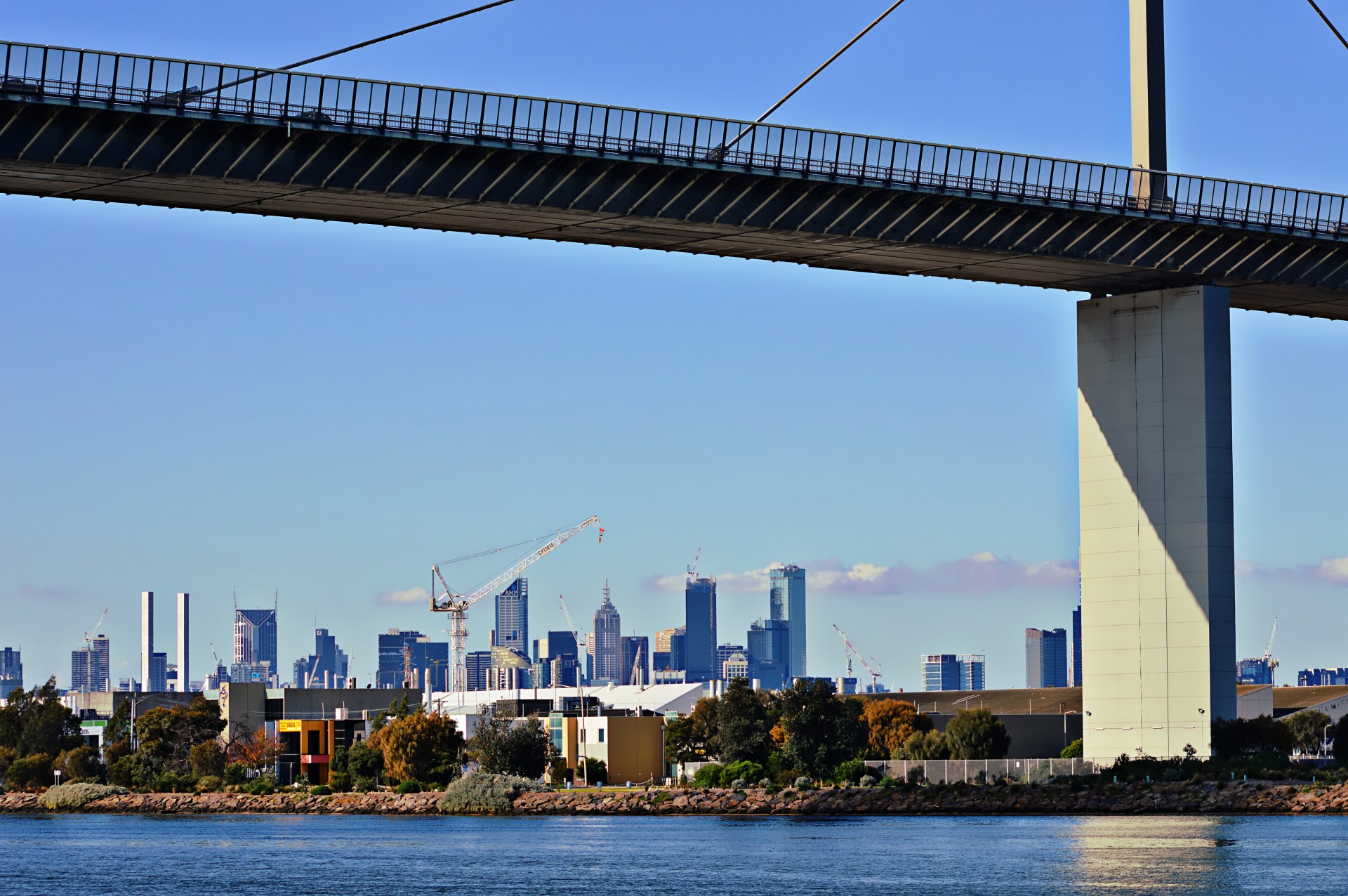 westgate bridge melbourne victoria free photo