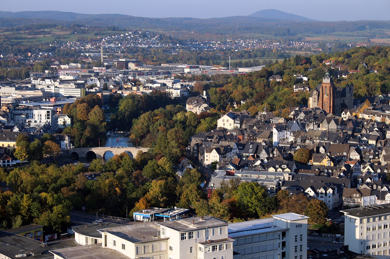 wetzlar lahn evening free photo