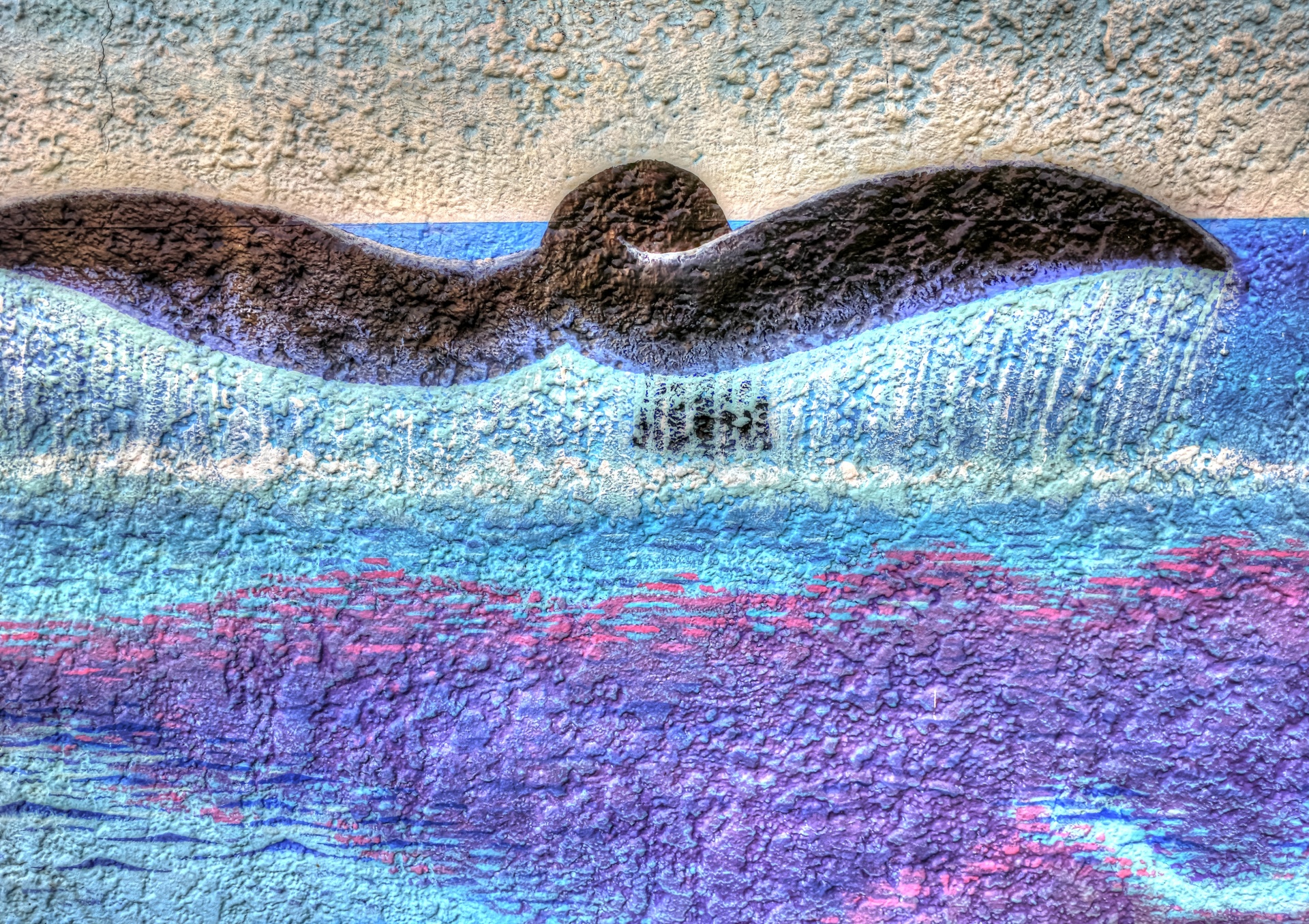 whale whale tail painting free photo