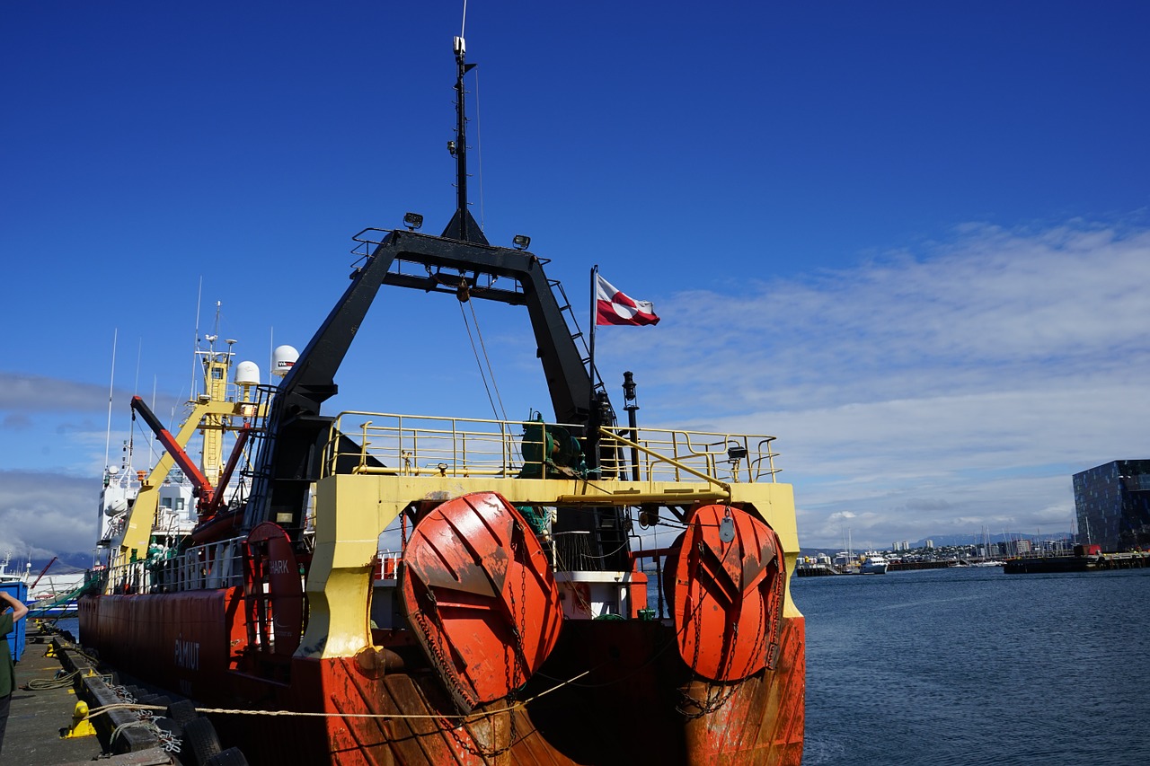 whaling ship port iceland free photo