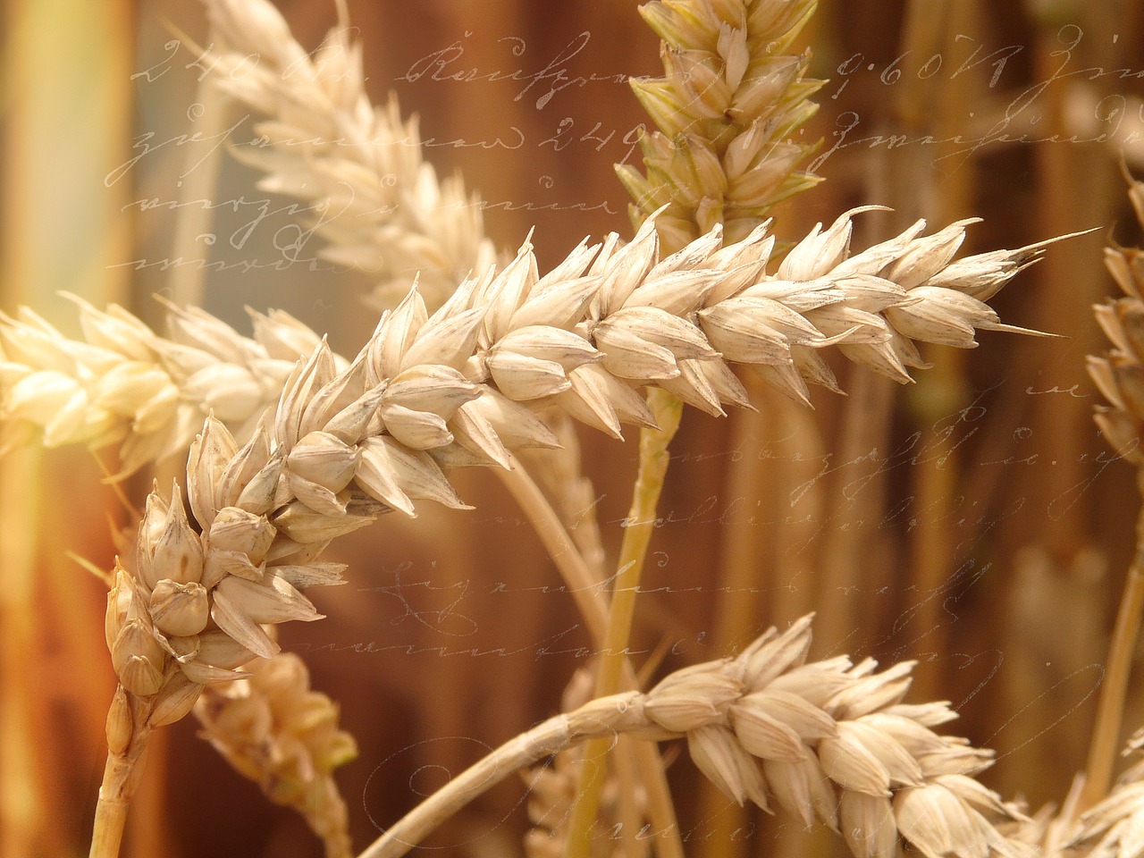 wheat field wheat spike free photo