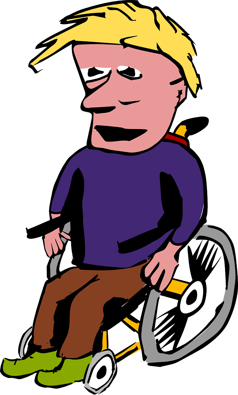 wheel wheelchair handicap free photo