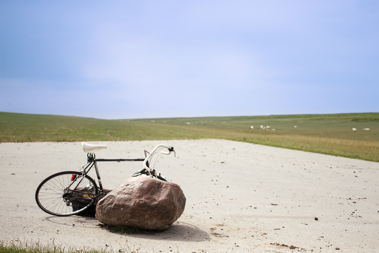 wheel bike ride rock free photo