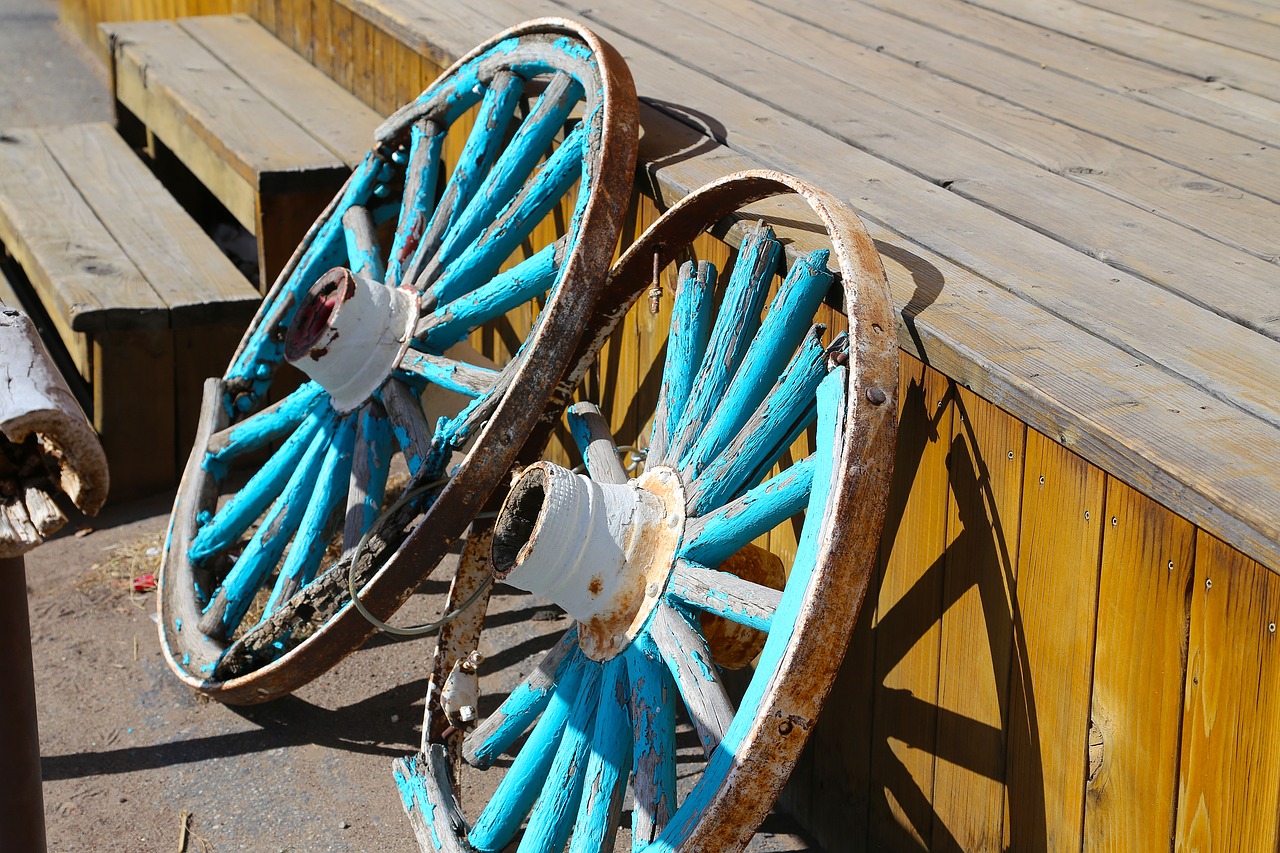 wheel wooden round free photo