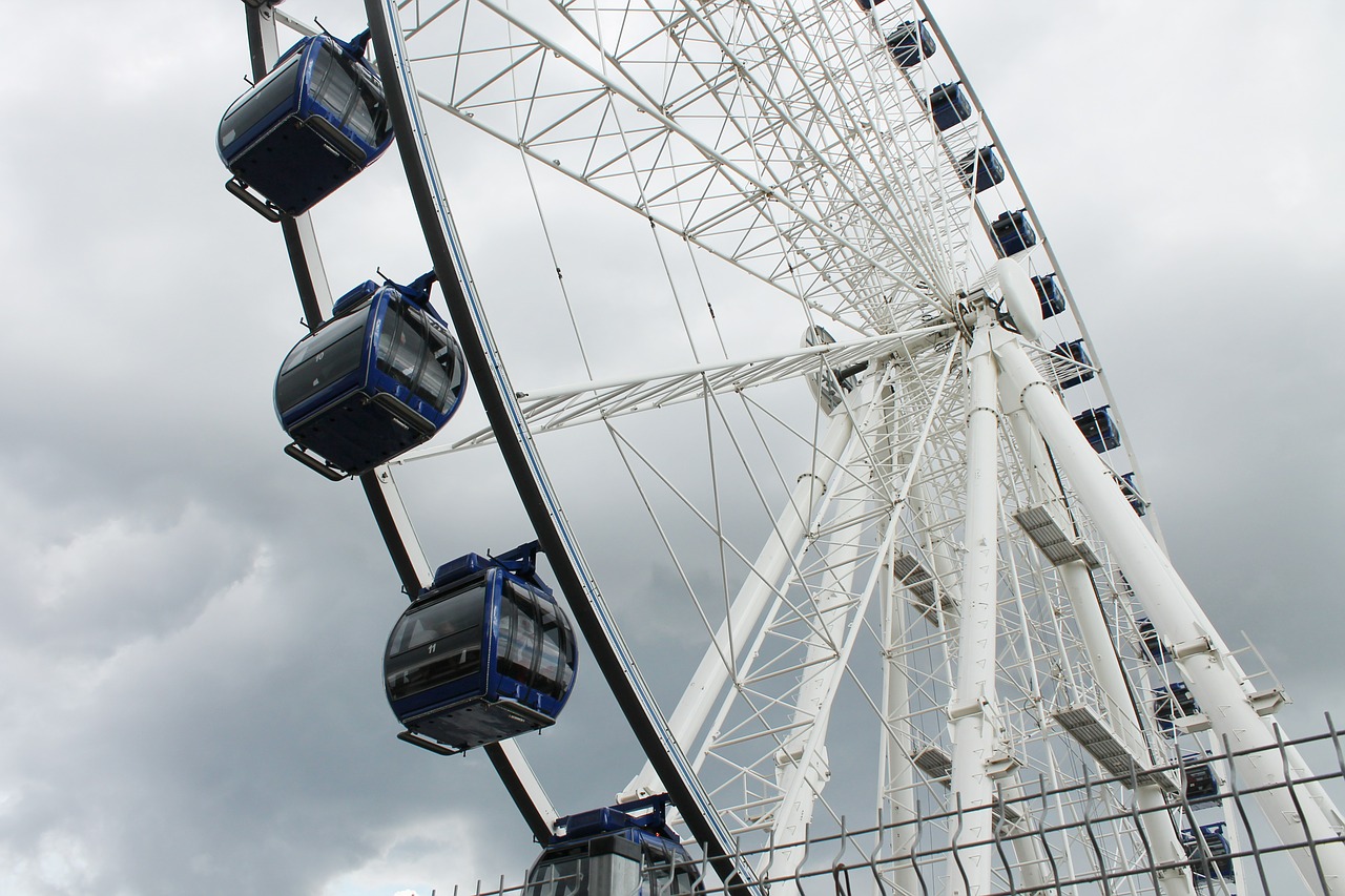 wheel lunapark poland free photo