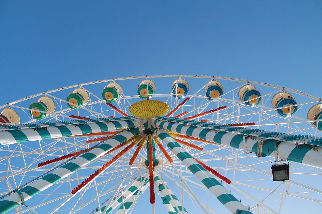 wheel amusement park nacelle free photo