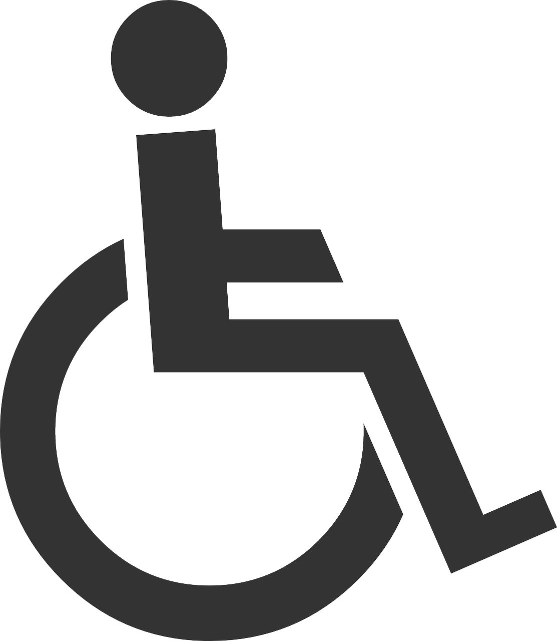 wheel chair disabled man free photo