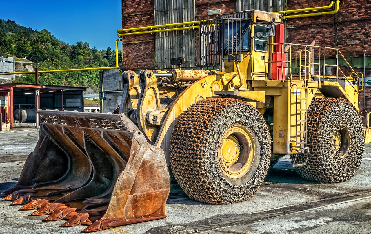 wheel loader cat caterpillar free photo