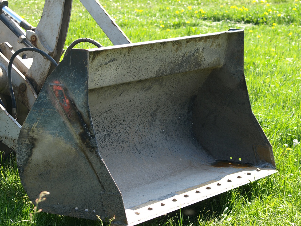 wheel loader bucket blade excavators free photo