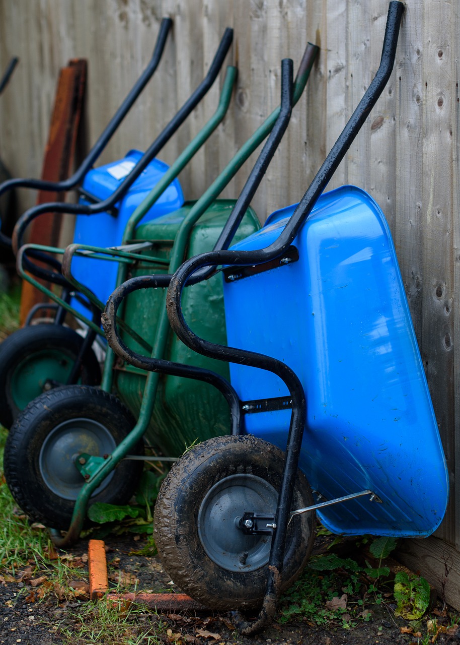 wheelbarrow  cart  work free photo