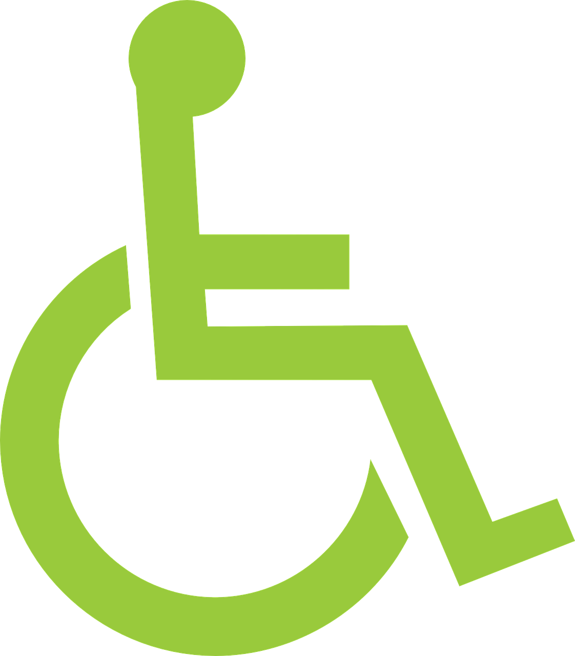 wheelchair person pictogram free photo