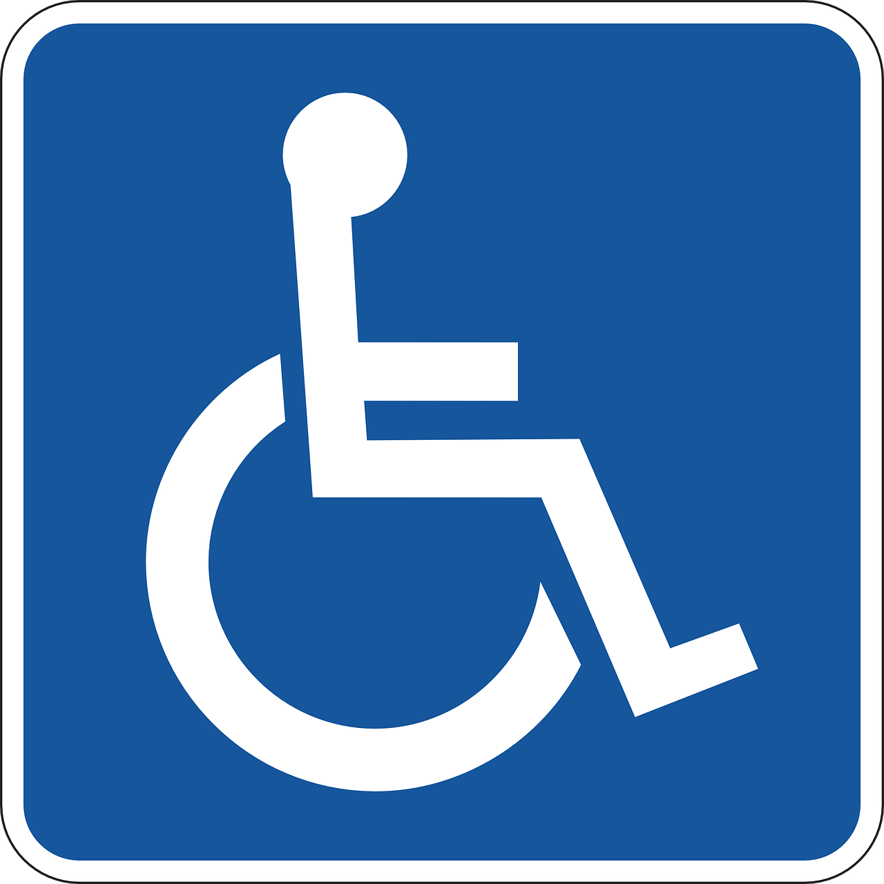 wheelchair parking disabled free photo