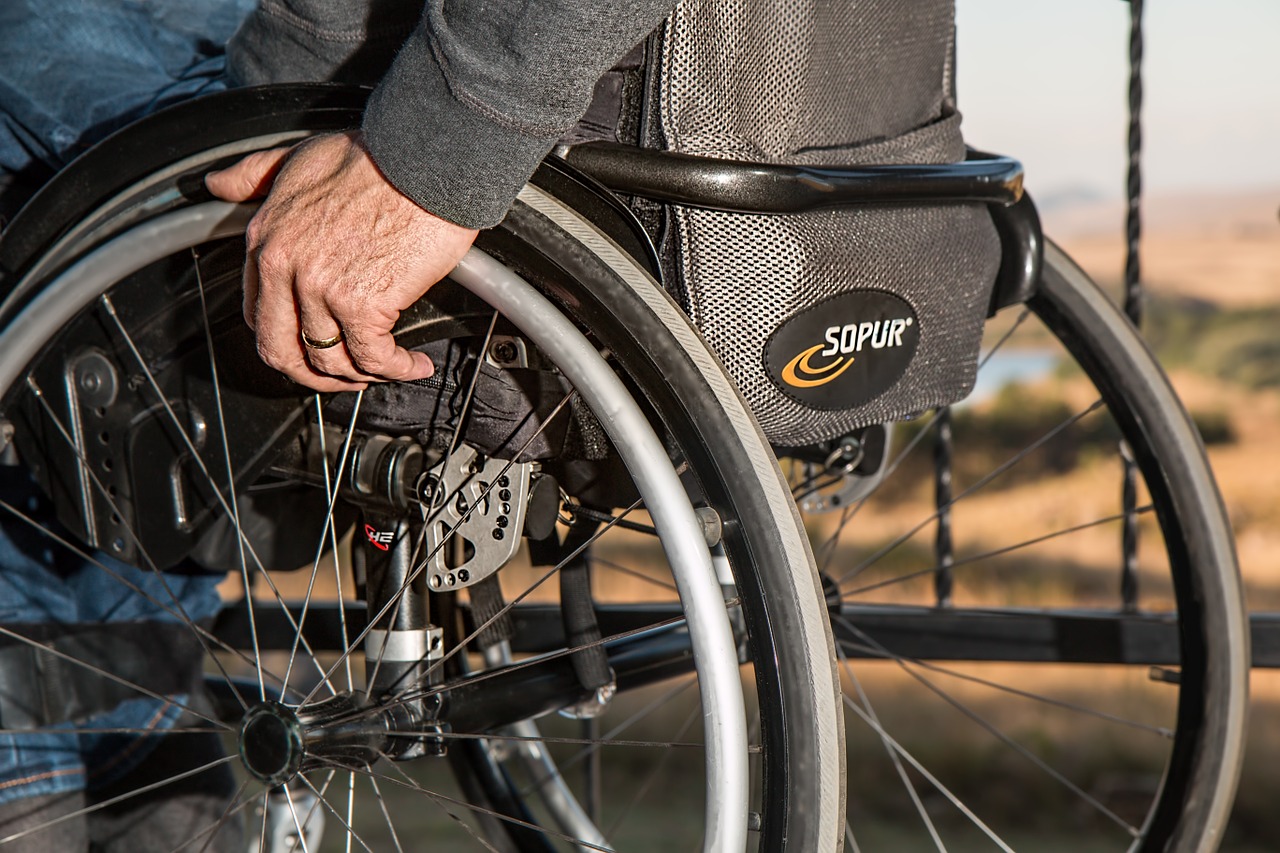 wheelchair disability injured free photo