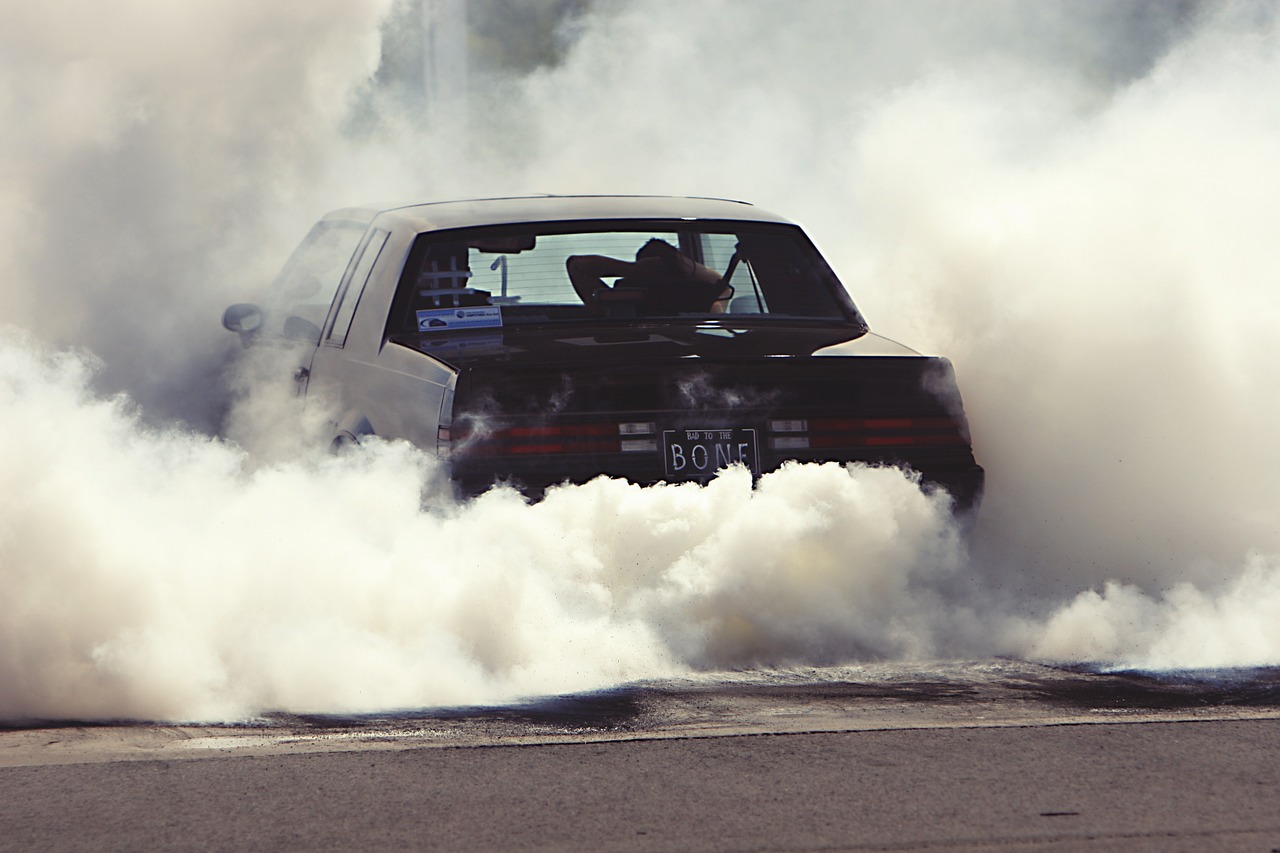 wheely smoke car free photo