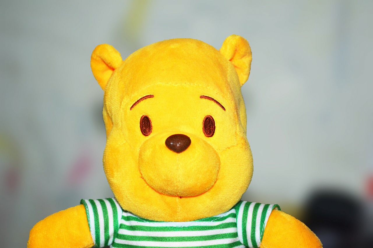 whinny the pooh teddy bear cute free photo
