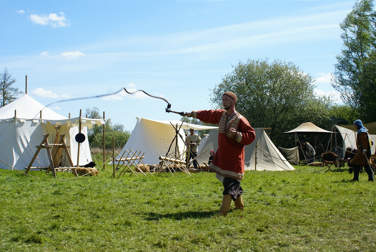 whip middle ages tents free photo