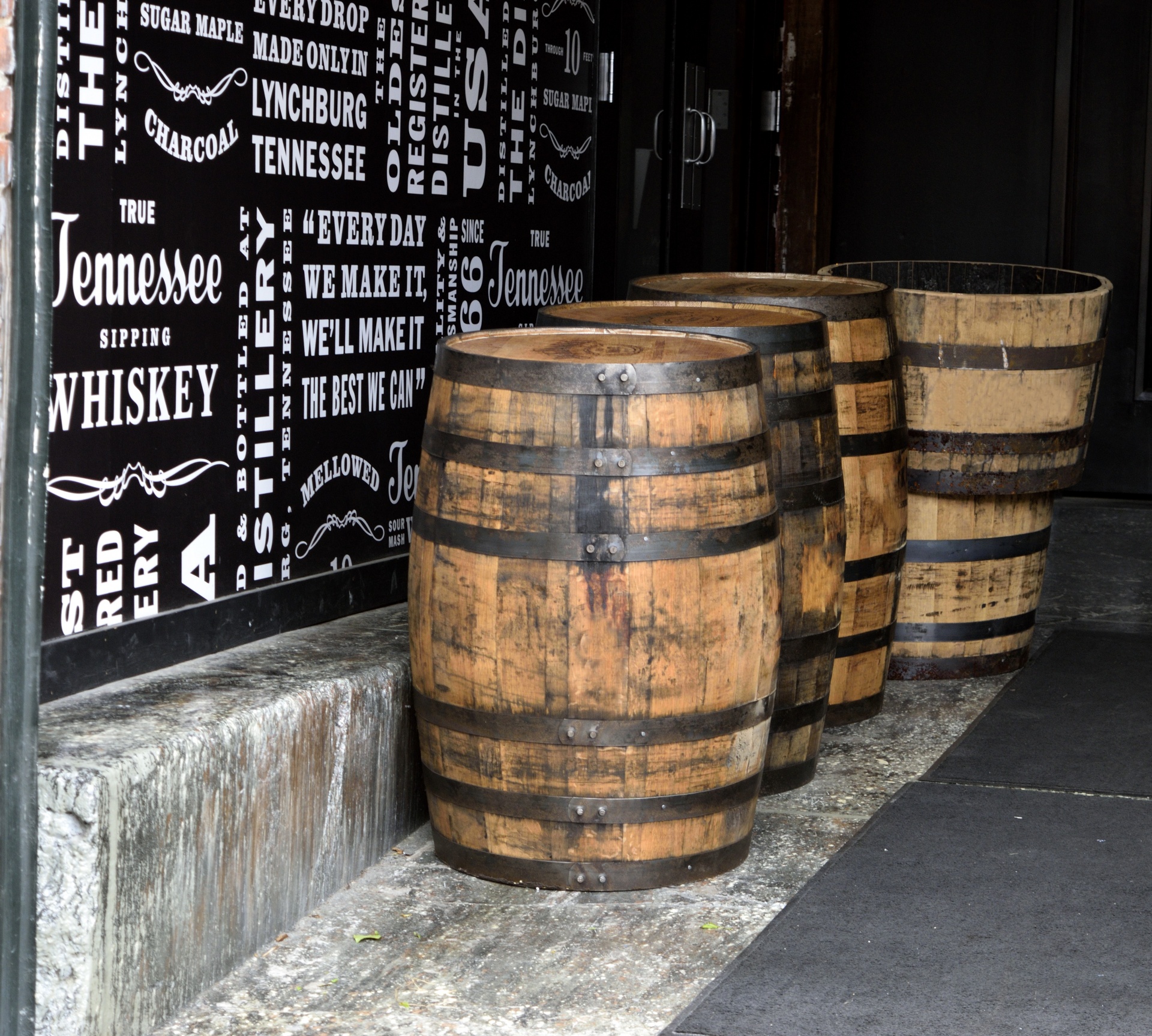 whiskey barrels bourbon barrel free photo