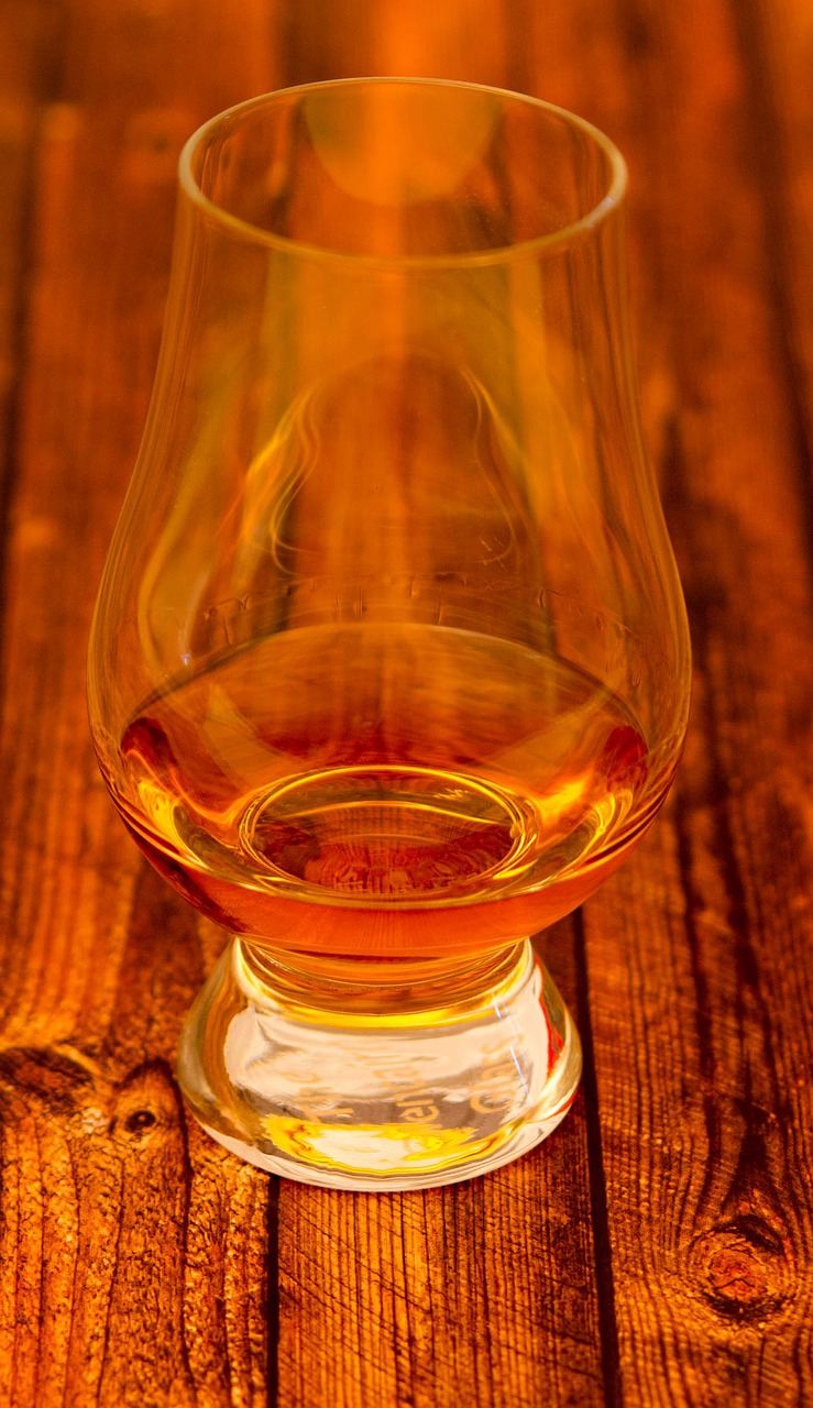whiskey glass glencairn glass a snifter free photo