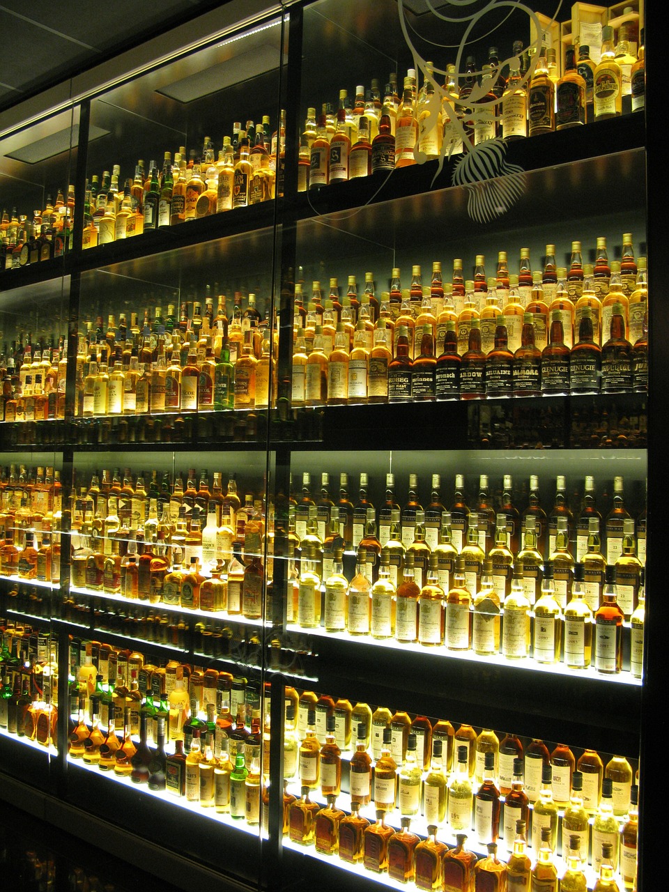 whisky whiskey bottles free photo