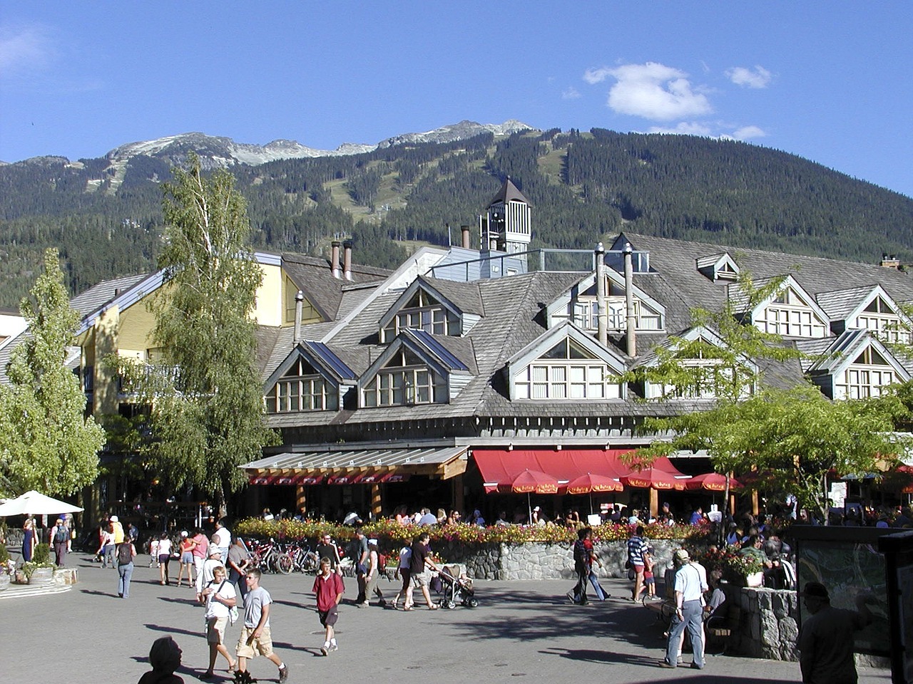 whistler village british columbia canada free photo