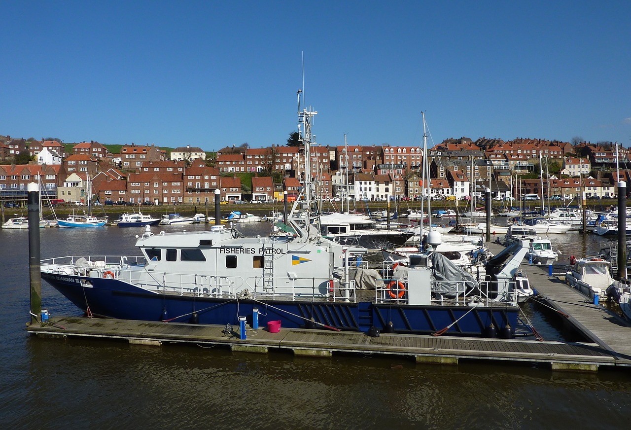 whitby  sea  harbor free photo