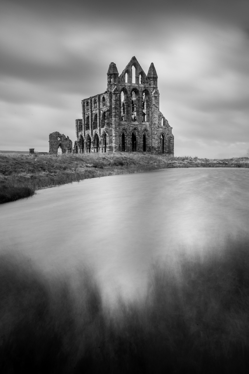 whitby abbey dracula moody free photo