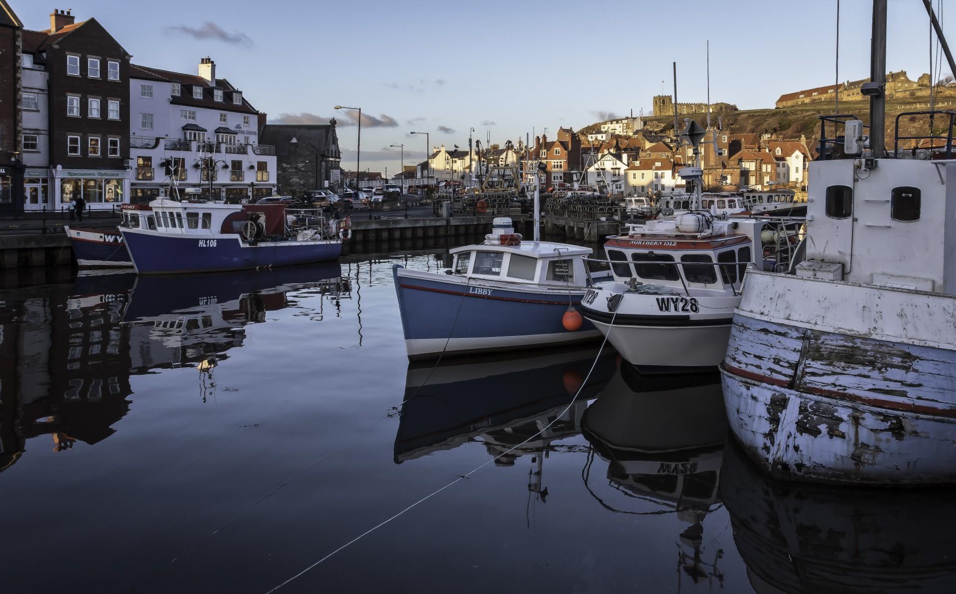 whitby boats north yorkshire free photo
