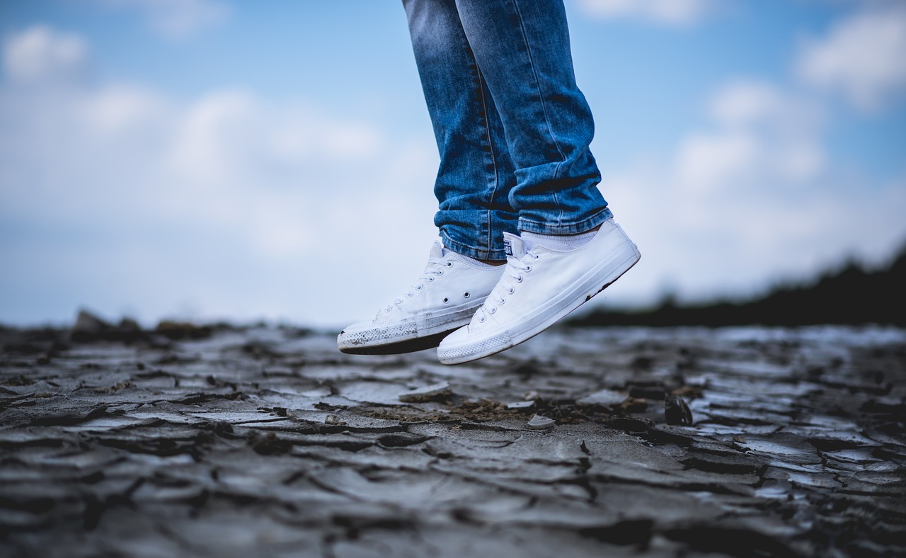 white shoe sneakers free photo