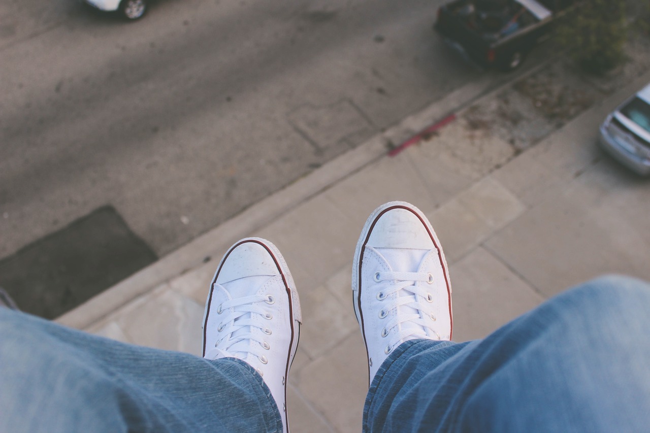 white shoes sneakers free photo