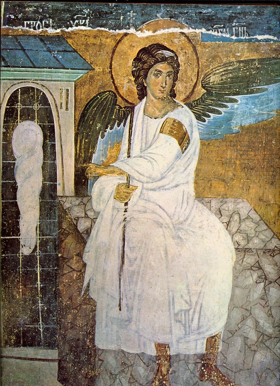 white angel icon free photo