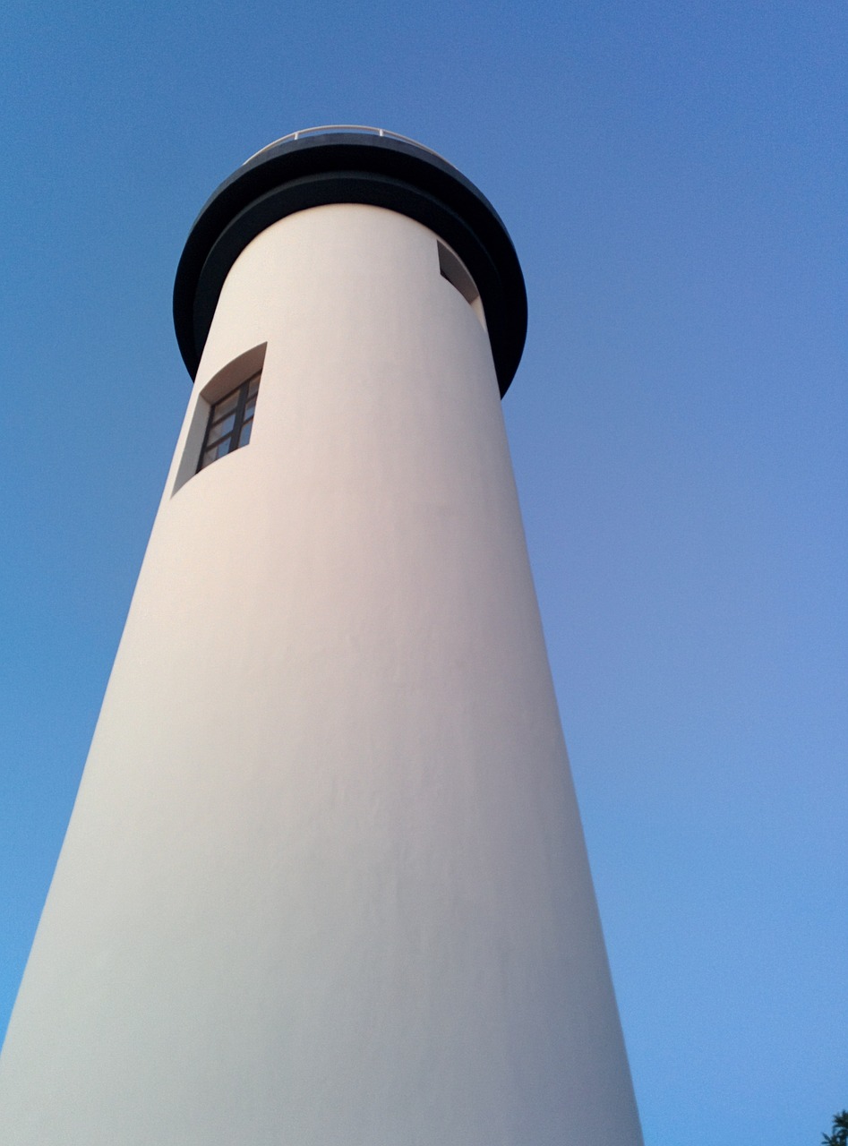 white  blue  lighthouse free photo