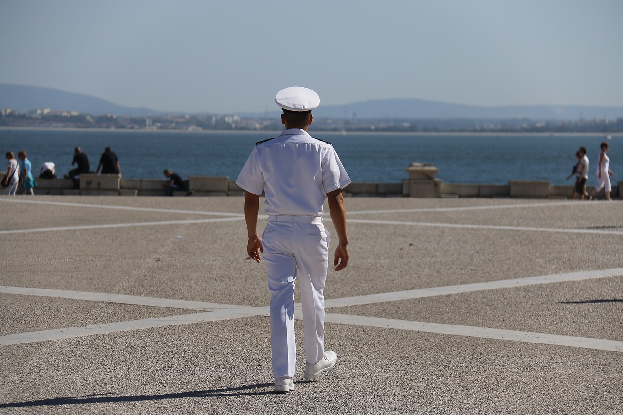 white sailor path free photo