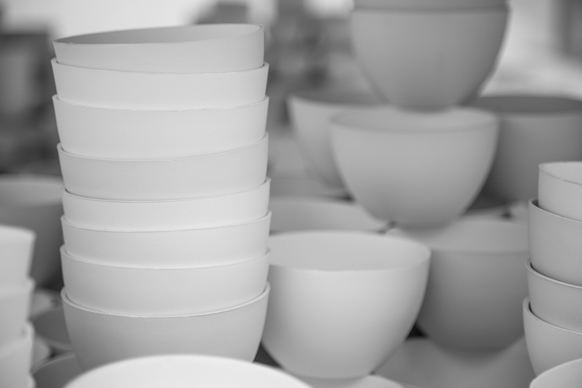 white bowls bowl free photo