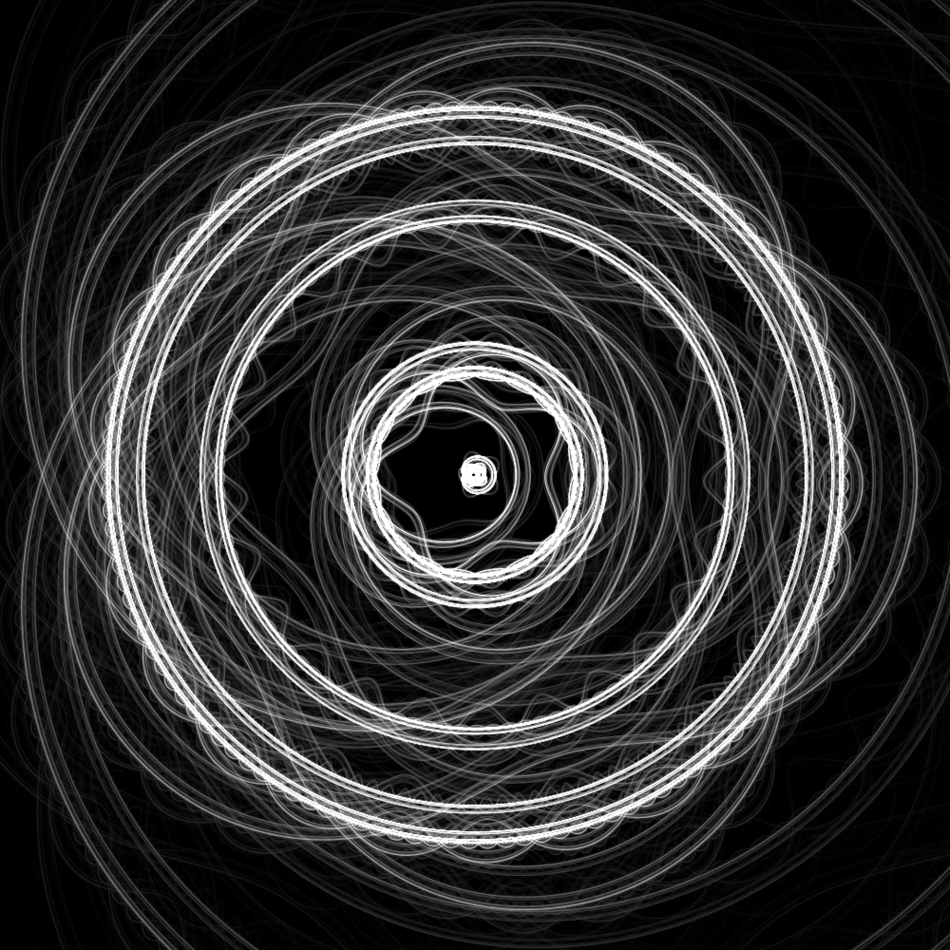 white circles abstract free photo