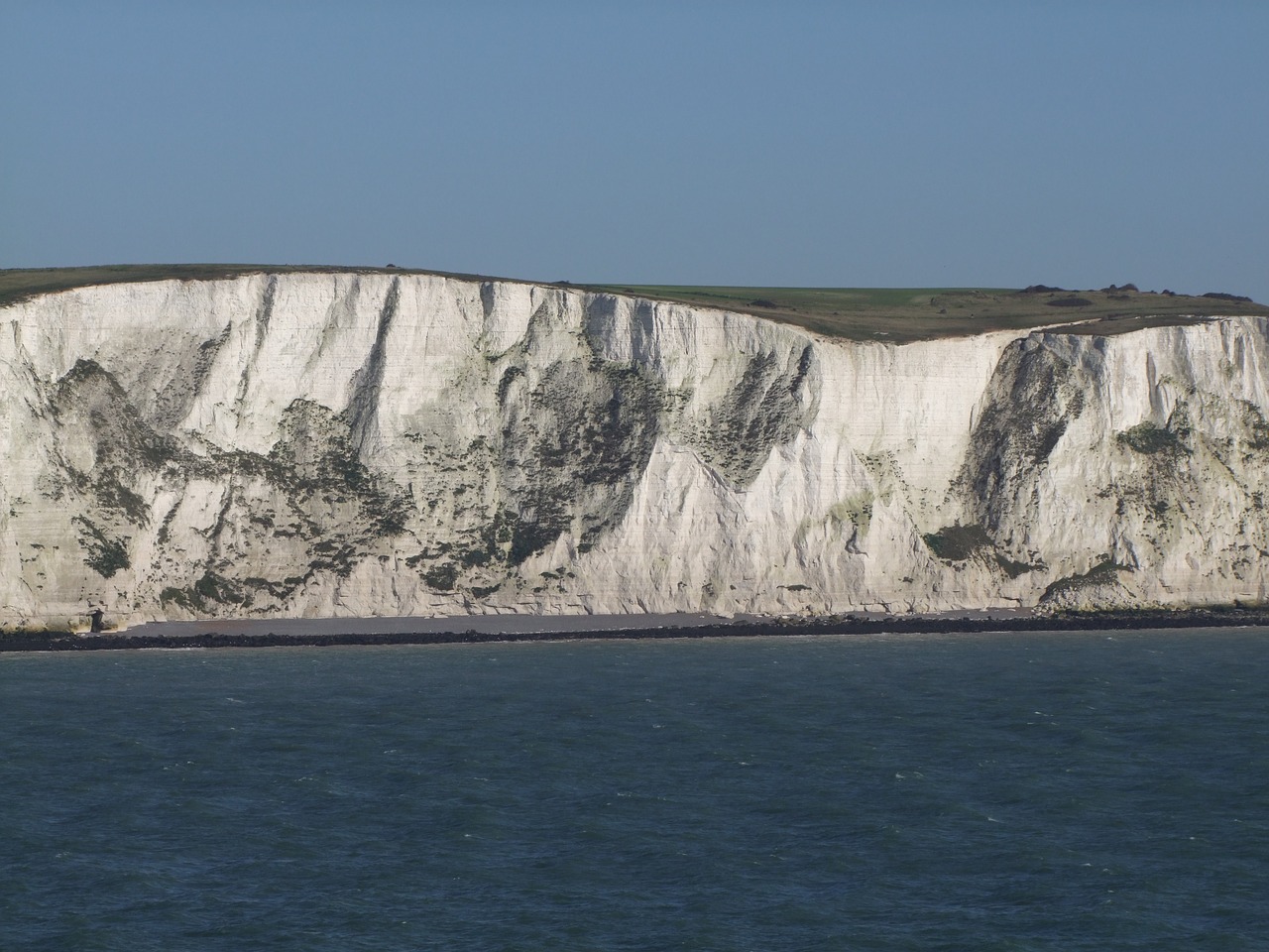 white cliffs dover england free photo
